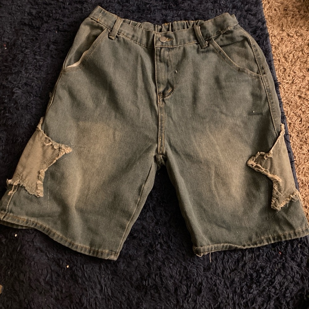 Stylish Distressed Denim Men Shorts